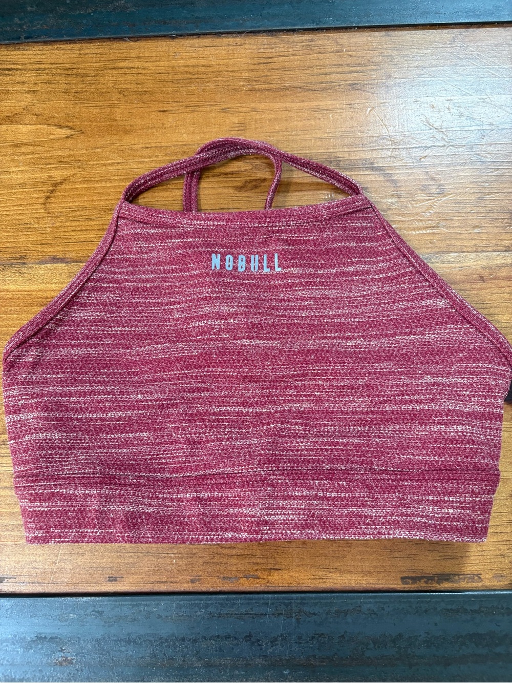 NOBULL Women's Red Crop Sports Bra